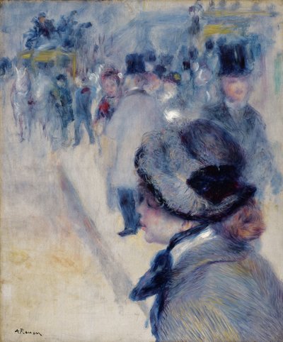 La Place Clichy door Pierre Auguste Renoir